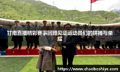甘南直播精彩赛事回顾见证运动员们的拼搏与荣耀