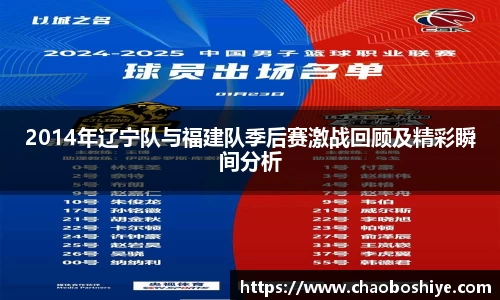 2014年辽宁队与福建队季后赛激战回顾及精彩瞬间分析